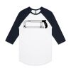 AS Colour - 3/4 Raglan Baseball Sleeve Tee Thumbnail