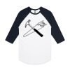 AS Colour - 3/4 Raglan Baseball Sleeve Tee Thumbnail
