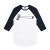 AS Colour - 3/4 Raglan Baseball Sleeve Tee Thumbnail