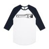 AS Colour - 3/4 Raglan Baseball Sleeve Tee Thumbnail