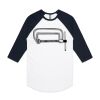 AS Colour - 3/4 Raglan Baseball Sleeve Tee Thumbnail
