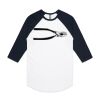 AS Colour - 3/4 Raglan Baseball Sleeve Tee Thumbnail