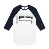 AS Colour - 3/4 Raglan Baseball Sleeve Tee Thumbnail