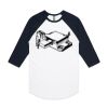 AS Colour - 3/4 Raglan Baseball Sleeve Tee Thumbnail
