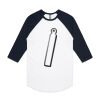 AS Colour - 3/4 Raglan Baseball Sleeve Tee Thumbnail