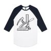AS Colour - 3/4 Raglan Baseball Sleeve Tee Thumbnail