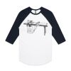 AS Colour - 3/4 Raglan Baseball Sleeve Tee Thumbnail