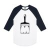 AS Colour - 3/4 Raglan Baseball Sleeve Tee Thumbnail