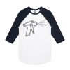 AS Colour - 3/4 Raglan Baseball Sleeve Tee Thumbnail