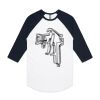 AS Colour - 3/4 Raglan Baseball Sleeve Tee Thumbnail