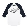 AS Colour - 3/4 Raglan Baseball Sleeve Tee Thumbnail