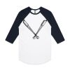 AS Colour - 3/4 Raglan Baseball Sleeve Tee Thumbnail