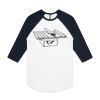 AS Colour - 3/4 Raglan Baseball Sleeve Tee Thumbnail