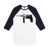 AS Colour - 3/4 Raglan Baseball Sleeve Tee Thumbnail
