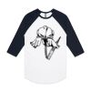 AS Colour - 3/4 Raglan Baseball Sleeve Tee Thumbnail