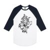 AS Colour - 3/4 Raglan Baseball Sleeve Tee Thumbnail