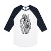AS Colour - 3/4 Raglan Baseball Sleeve Tee Thumbnail