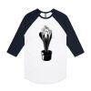 AS Colour - 3/4 Raglan Baseball Sleeve Tee Thumbnail