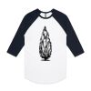 AS Colour - 3/4 Raglan Baseball Sleeve Tee Thumbnail
