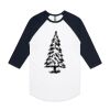 AS Colour - 3/4 Raglan Baseball Sleeve Tee Thumbnail