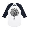 AS Colour - 3/4 Raglan Baseball Sleeve Tee Thumbnail