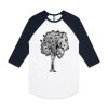 AS Colour - 3/4 Raglan Baseball Sleeve Tee Thumbnail