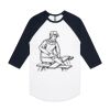 AS Colour - 3/4 Raglan Baseball Sleeve Tee Thumbnail