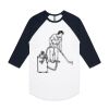 AS Colour - 3/4 Raglan Baseball Sleeve Tee Thumbnail