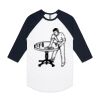 AS Colour - 3/4 Raglan Baseball Sleeve Tee Thumbnail