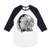 AS Colour - 3/4 Raglan Baseball Sleeve Tee Thumbnail