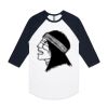 AS Colour - 3/4 Raglan Baseball Sleeve Tee Thumbnail