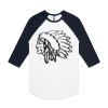 AS Colour - 3/4 Raglan Baseball Sleeve Tee Thumbnail