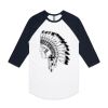 AS Colour - 3/4 Raglan Baseball Sleeve Tee Thumbnail