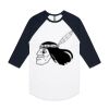 AS Colour - 3/4 Raglan Baseball Sleeve Tee Thumbnail