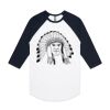 AS Colour - 3/4 Raglan Baseball Sleeve Tee Thumbnail