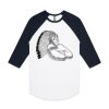 AS Colour - 3/4 Raglan Baseball Sleeve Tee Thumbnail