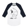 AS Colour - 3/4 Raglan Baseball Sleeve Tee Thumbnail