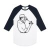AS Colour - 3/4 Raglan Baseball Sleeve Tee Thumbnail