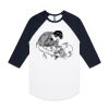 AS Colour - 3/4 Raglan Baseball Sleeve Tee Thumbnail