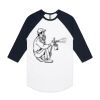AS Colour - 3/4 Raglan Baseball Sleeve Tee Thumbnail