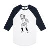 AS Colour - 3/4 Raglan Baseball Sleeve Tee Thumbnail