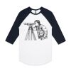 AS Colour - 3/4 Raglan Baseball Sleeve Tee Thumbnail
