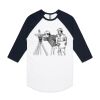 AS Colour - 3/4 Raglan Baseball Sleeve Tee Thumbnail