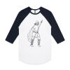 AS Colour - 3/4 Raglan Baseball Sleeve Tee Thumbnail