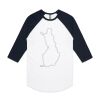 AS Colour - 3/4 Raglan Baseball Sleeve Tee Thumbnail