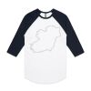 AS Colour - 3/4 Raglan Baseball Sleeve Tee Thumbnail