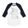 AS Colour - 3/4 Raglan Baseball Sleeve Tee Thumbnail
