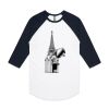 AS Colour - 3/4 Raglan Baseball Sleeve Tee Thumbnail