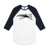 AS Colour - 3/4 Raglan Baseball Sleeve Tee Thumbnail