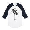 AS Colour - 3/4 Raglan Baseball Sleeve Tee Thumbnail